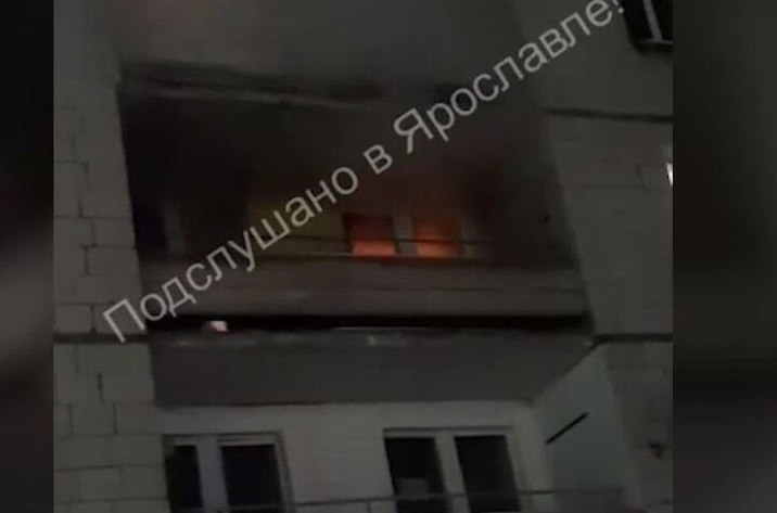 В центре Ярославля произошел пожар в общежитии