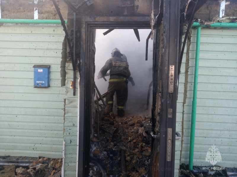 При пожаре в частном доме в Ярославской области погиб мужчина