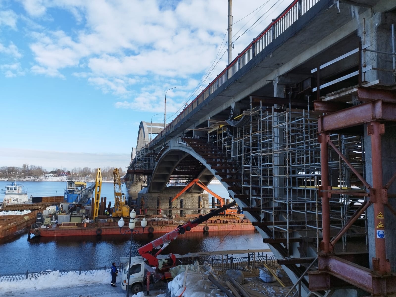 В Рыбинске по ночам в праздники откроют проезд по Волжскому мосту