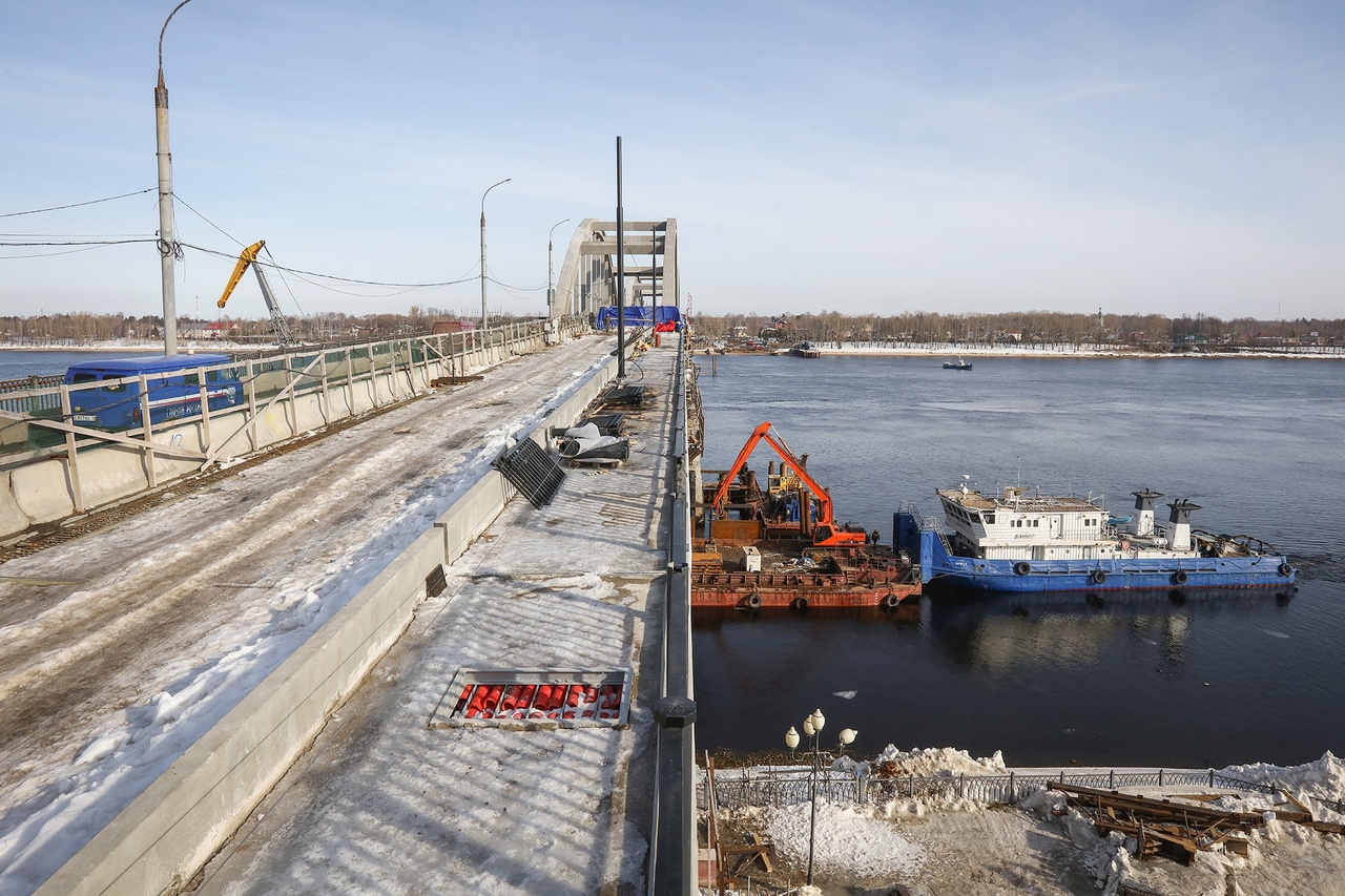 Мост через Волгу в Рыбинске перекроют на четыре дня в конце марта