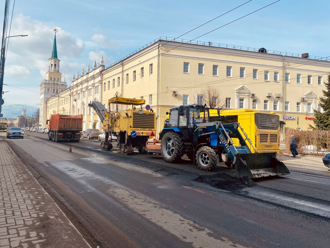 В Ярославле возобновлен ремонт улицы Свободы