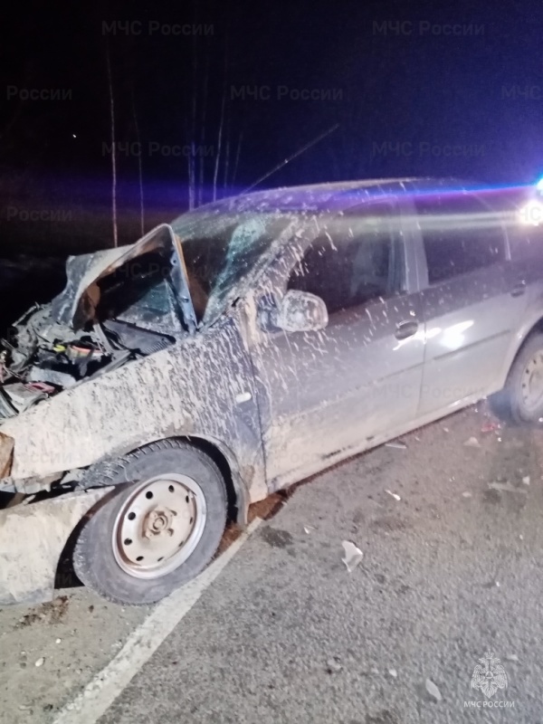 В результате ДТП под Рыбинском пострадали водитель и пассажир