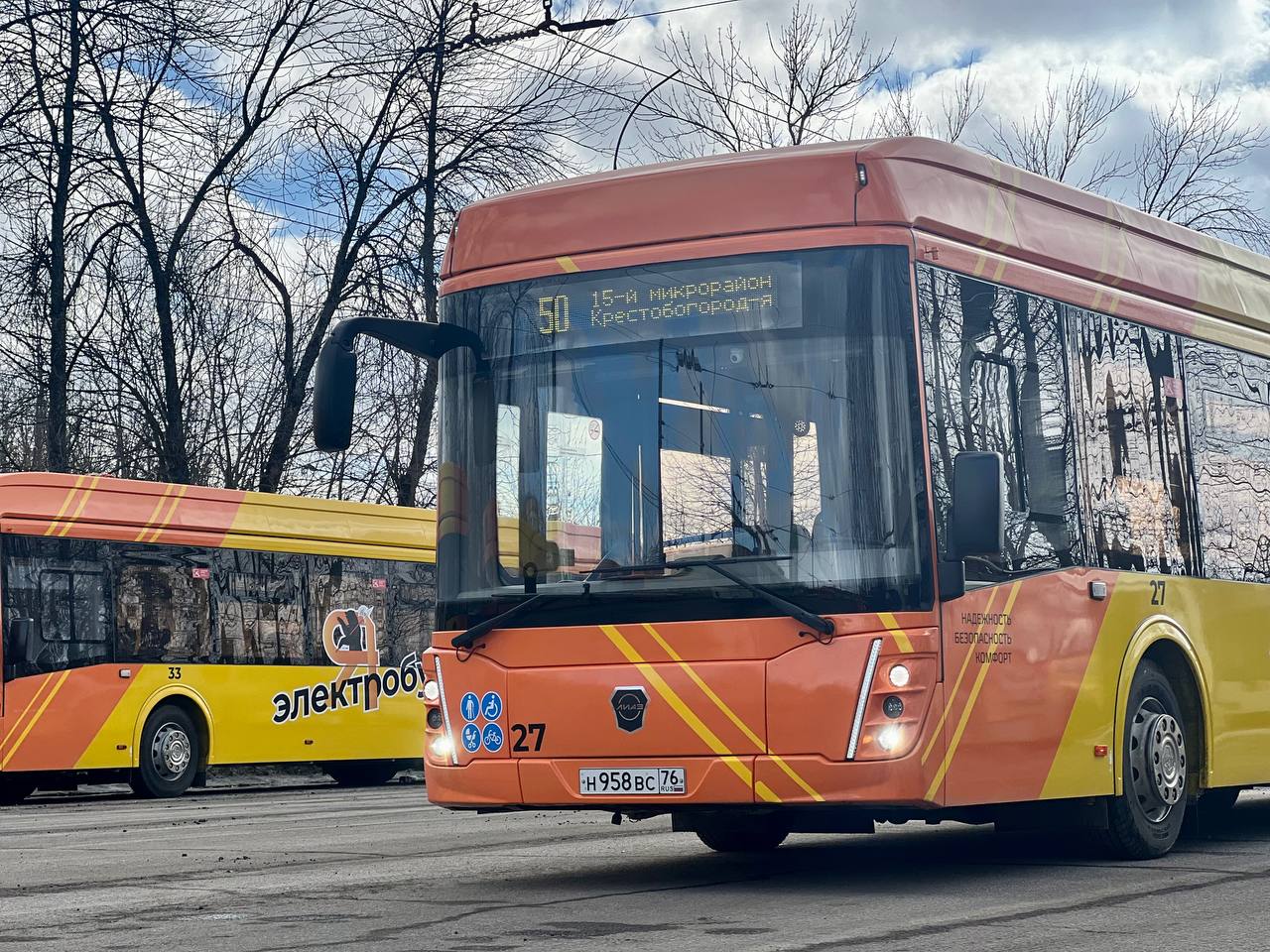 Электробусы в Ярославле с начала работы перевезли более 270 тысяч пассажиров