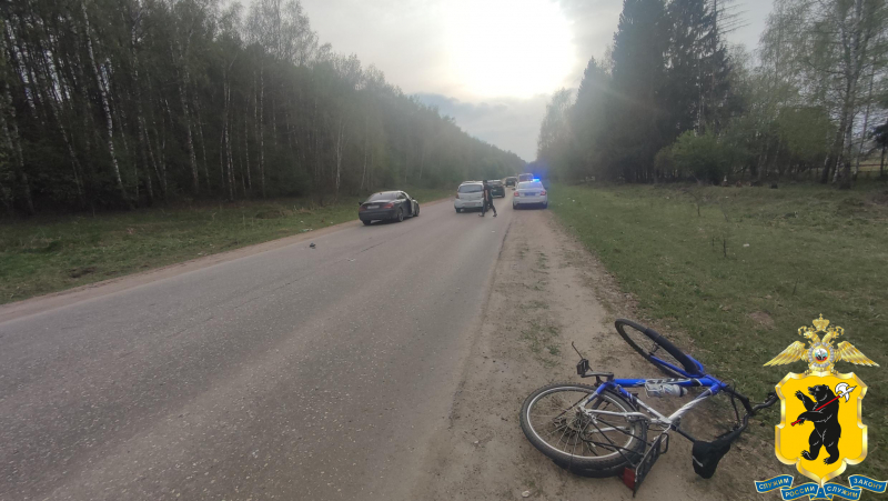 В Ярославской области водитель «Мерседеса» сбил юную велосипедистку