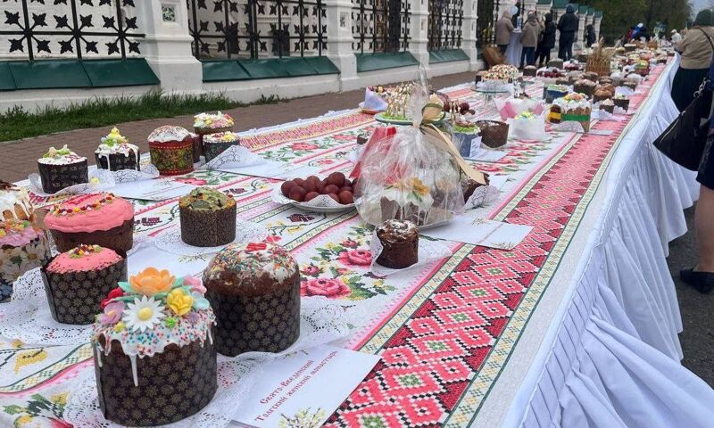 Пасхальный фестиваль прошел на Советской площади в Ярославле
