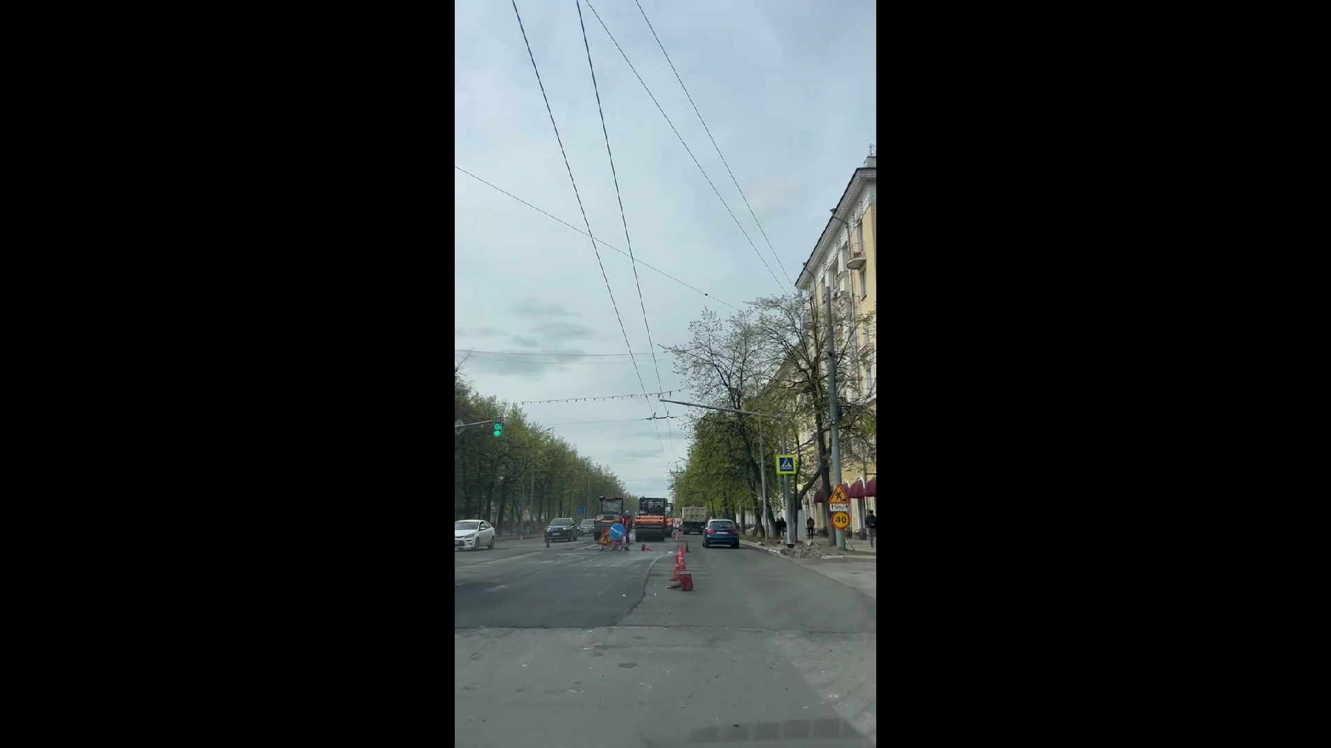 В Ярославле на улице Свободы приступили к укладке асфальта