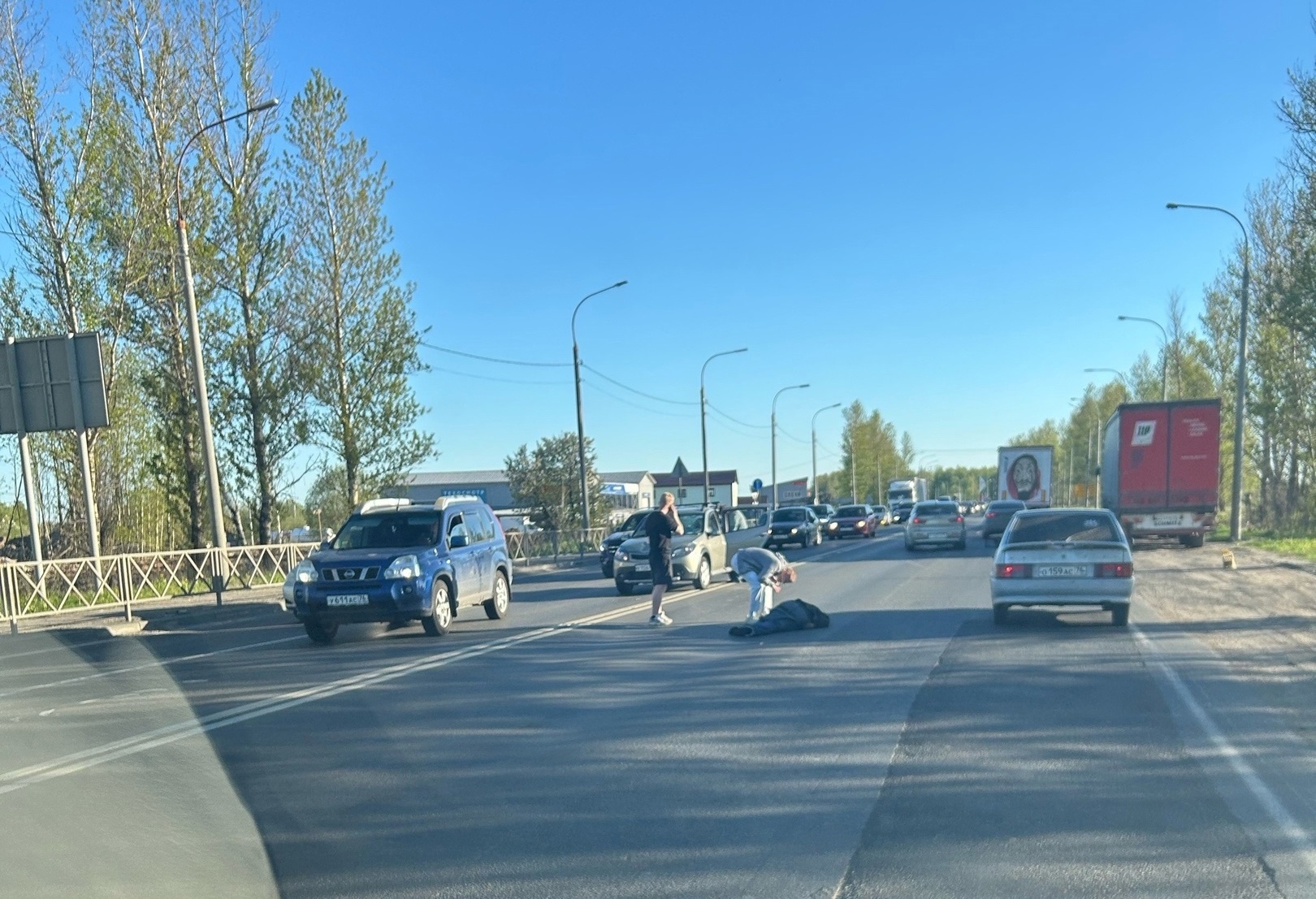 В ДТП на окружной дороге Ярославля погиб пешеход