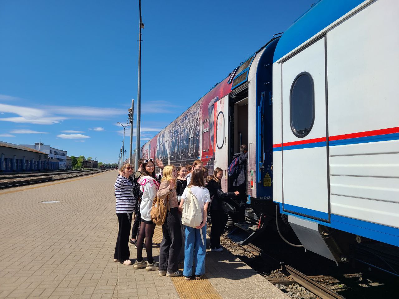 «Поезд Победы» прибыл в Рыбинск