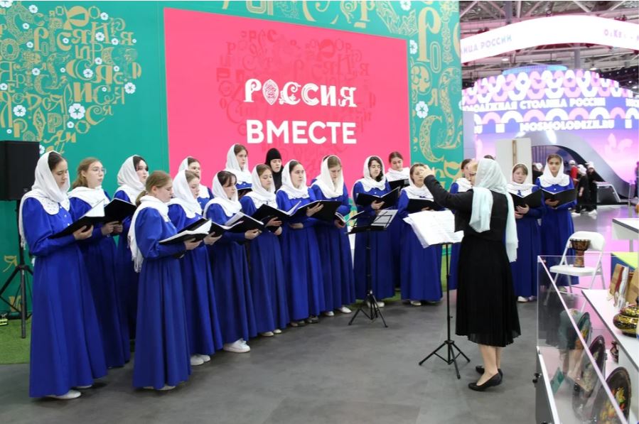 День культурного наследия Николо-Сольбинского монастыря прошел на выставке «Россия»
