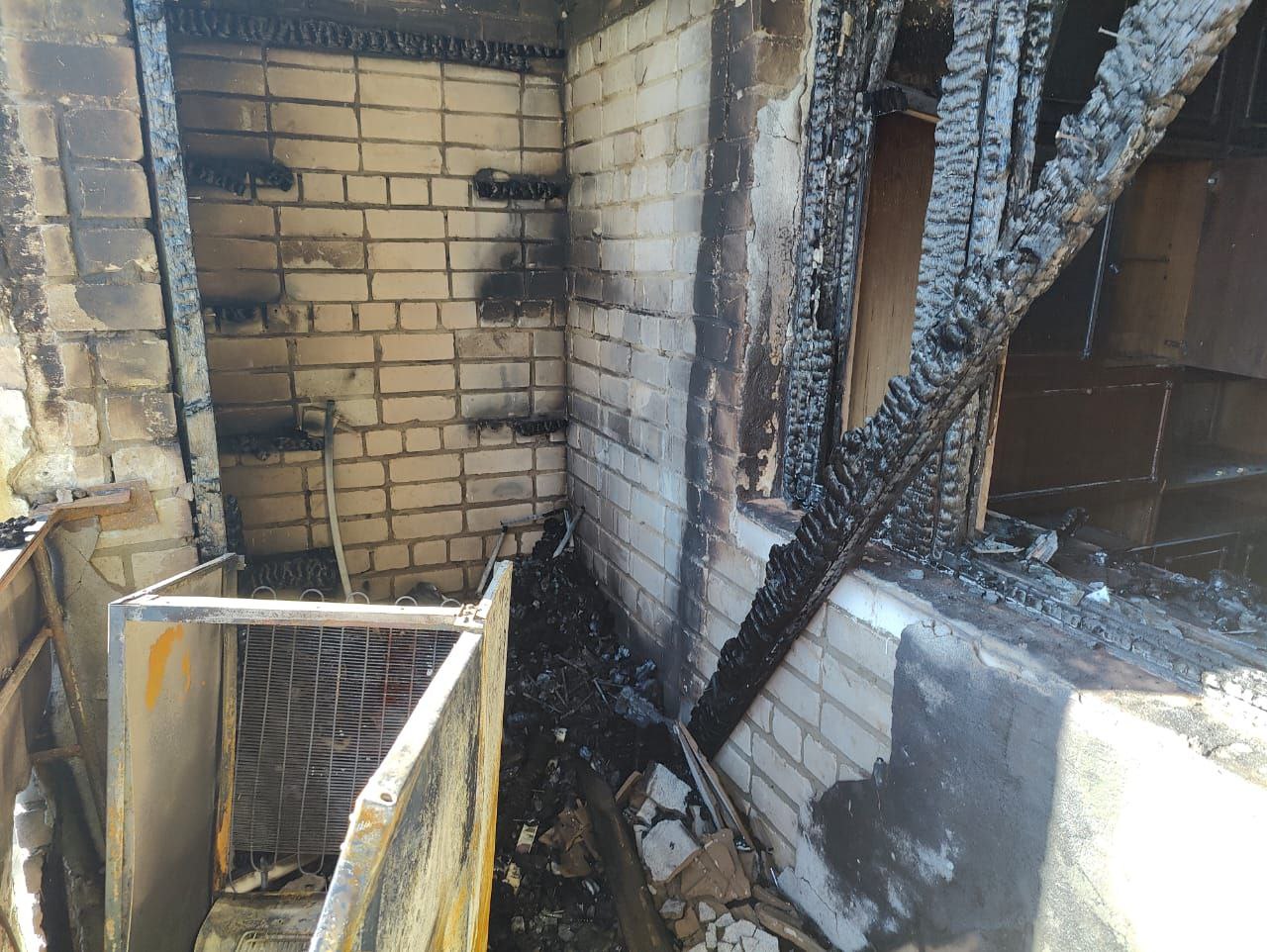 В Рыбинске при пожаре в жилом доме погиб мужчина