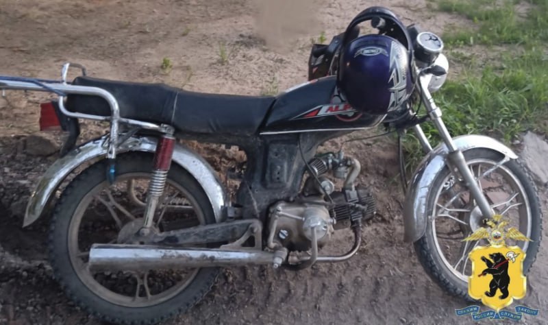 В Ярославской области 15-летний мотоциклист пострадал в результате ДТП