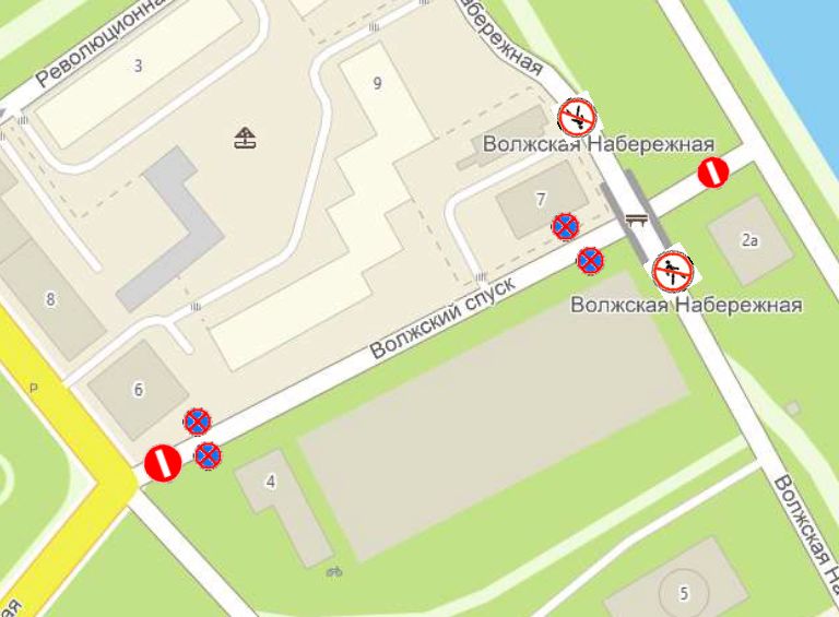 На время проведения изысканий в Ярославле перекроют Волжский спуск