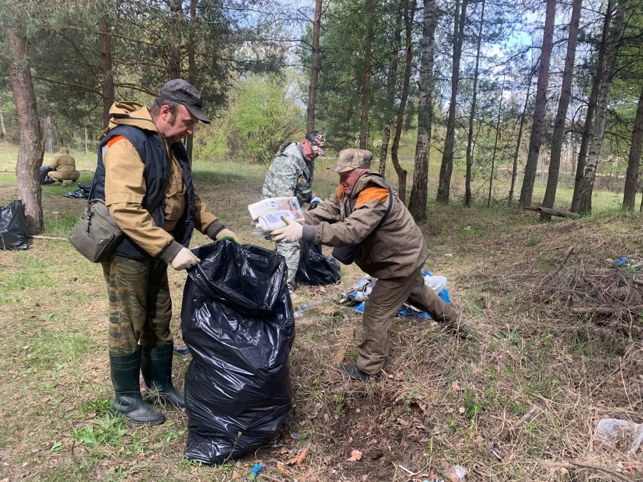 Леса Ярославской области очистили от ста кубометров мусора