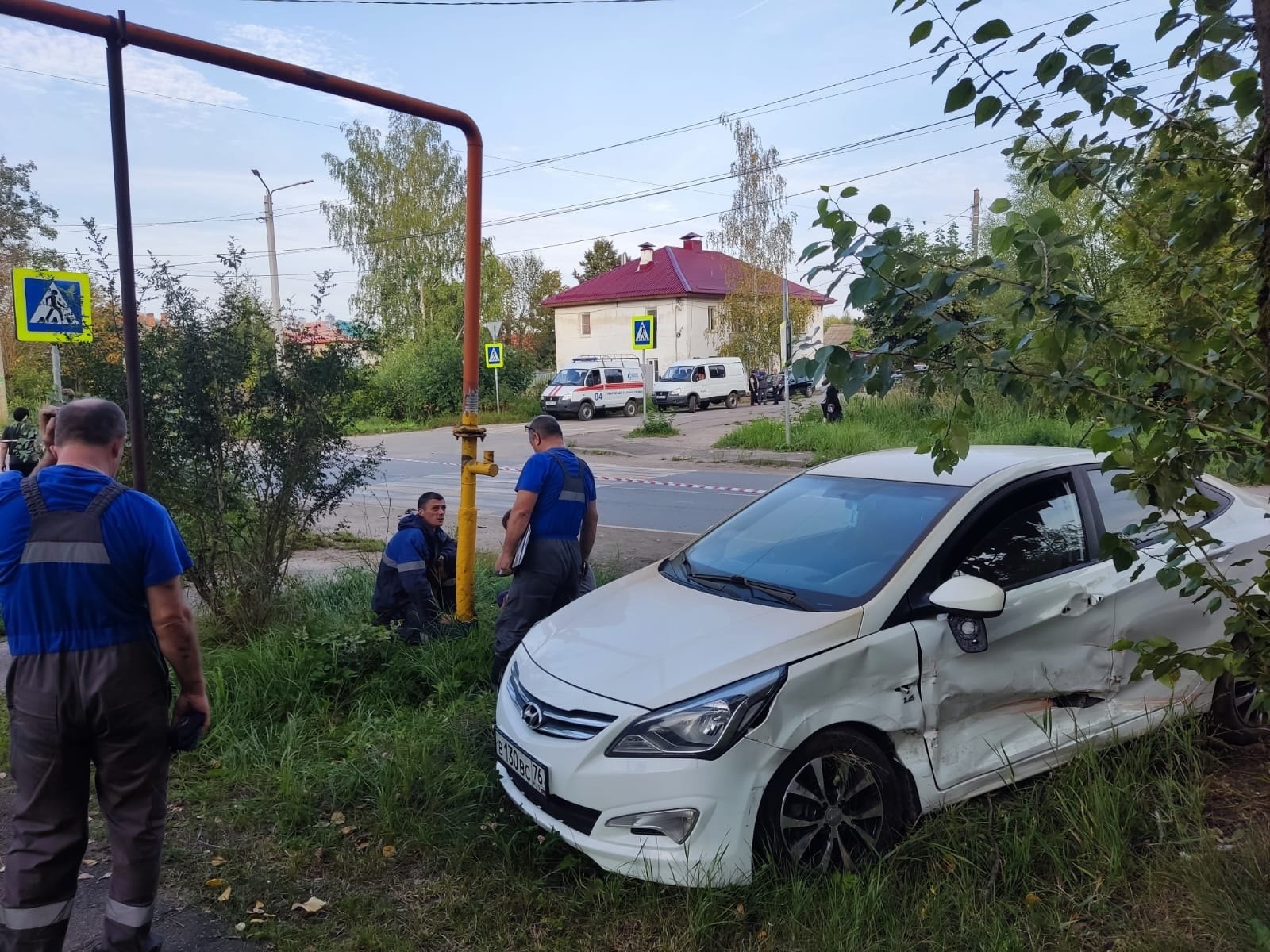 В Ростове отключили газ в нескольких домах из-за ДТП