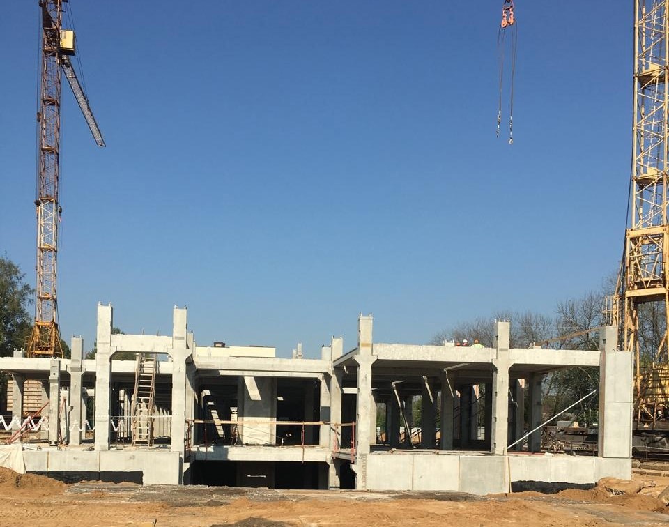 Строительство нового корпуса областной детской больницы в Ярославле идет по графику