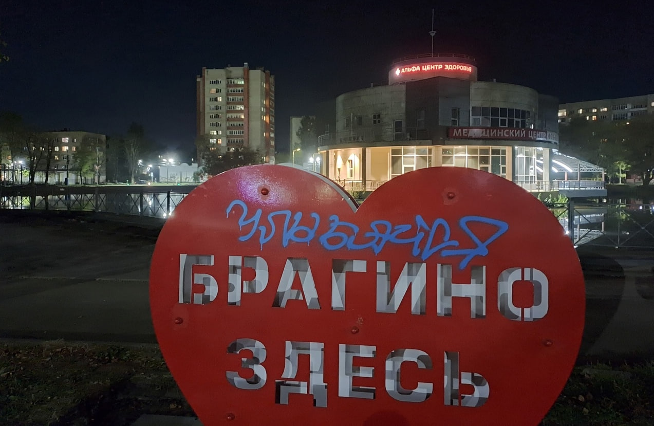 В Брагине Ярославля вандалы раскрасили арт-объект