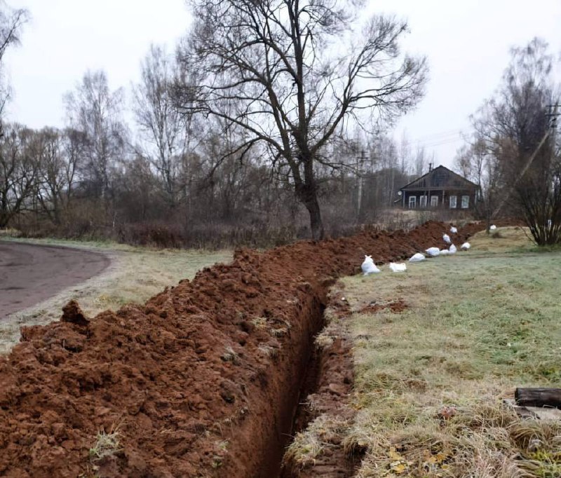 ​Газовые сети строят в селе Сера Мышкинского района