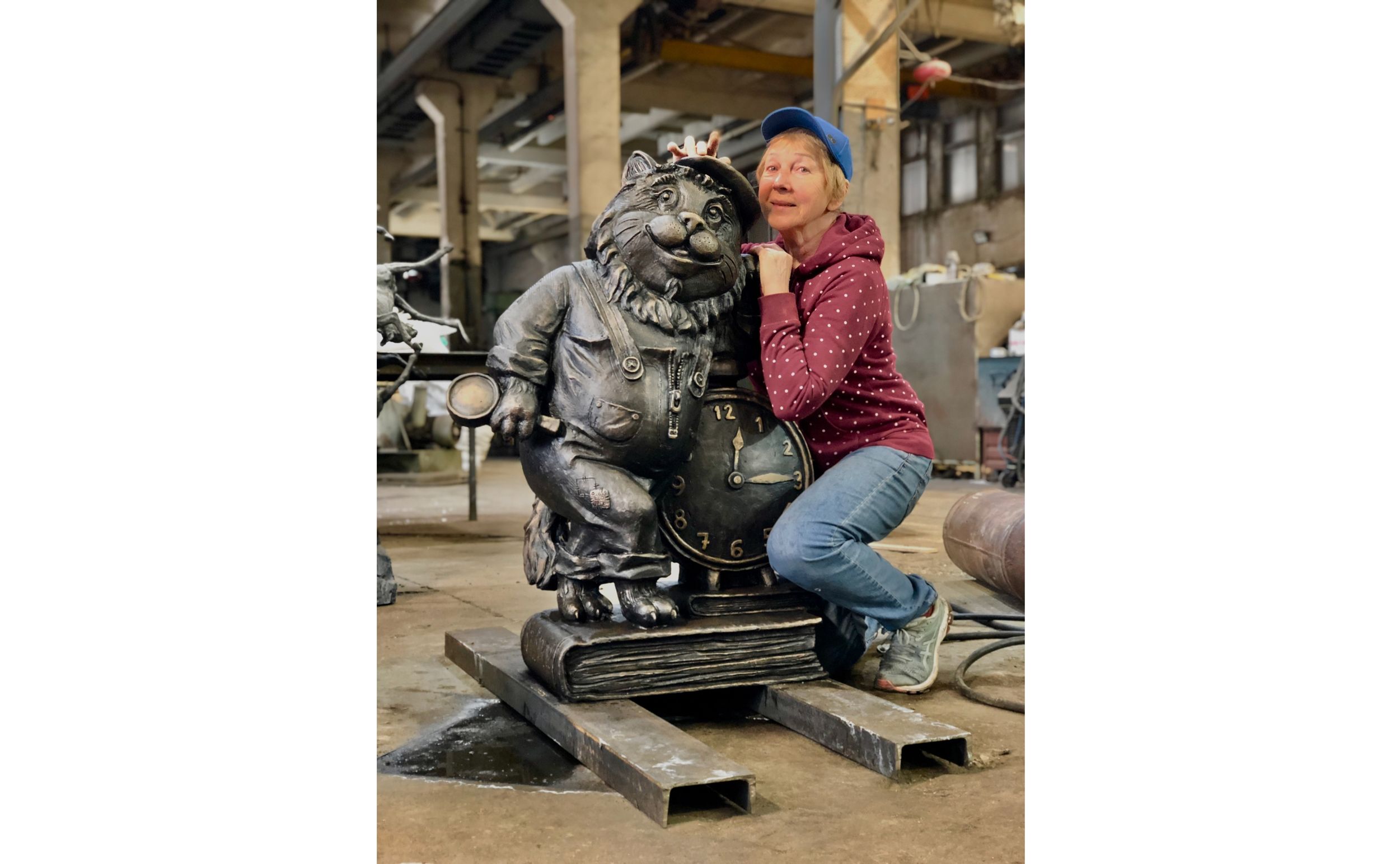 Ярославский скульптор создала кота Василия