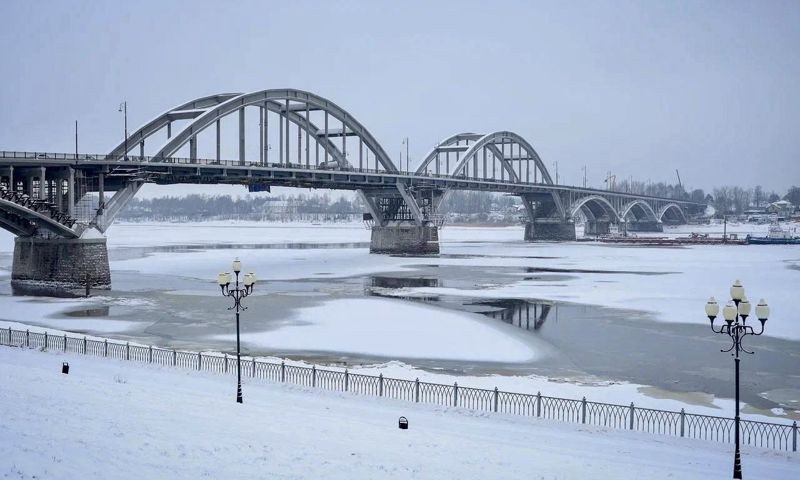 В Рыбинске сделают подсветку моста через Волгу