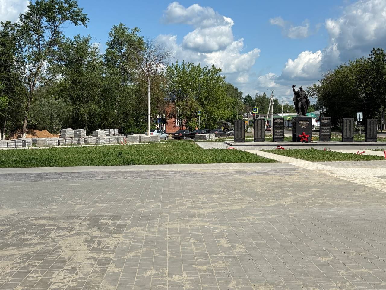 На Советской площади в Гаврилов-Яме установят сцену, качели и зоны отдыха для жителей