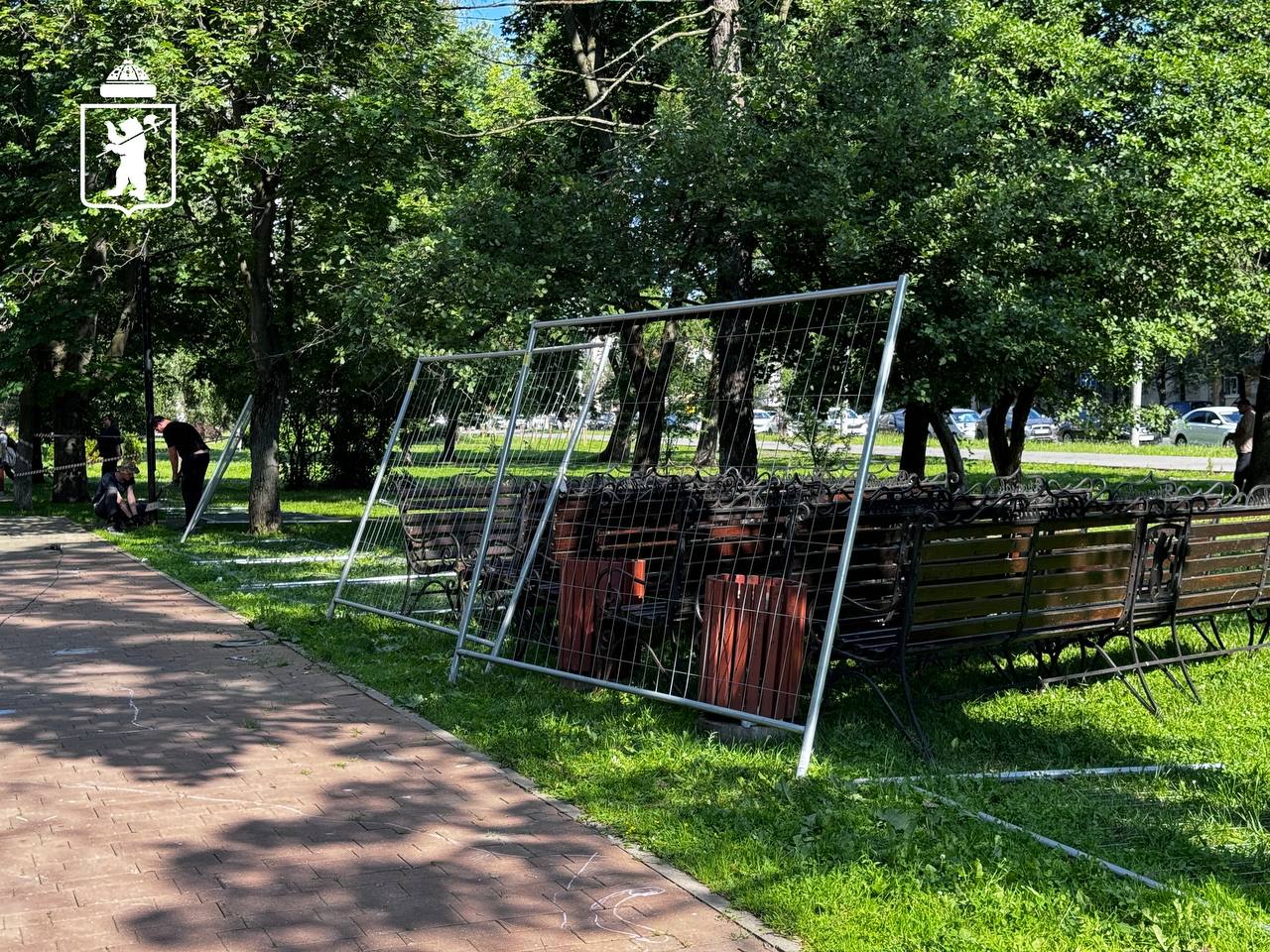 В парке Мира в Ярославле готовятся установить Доску Почета