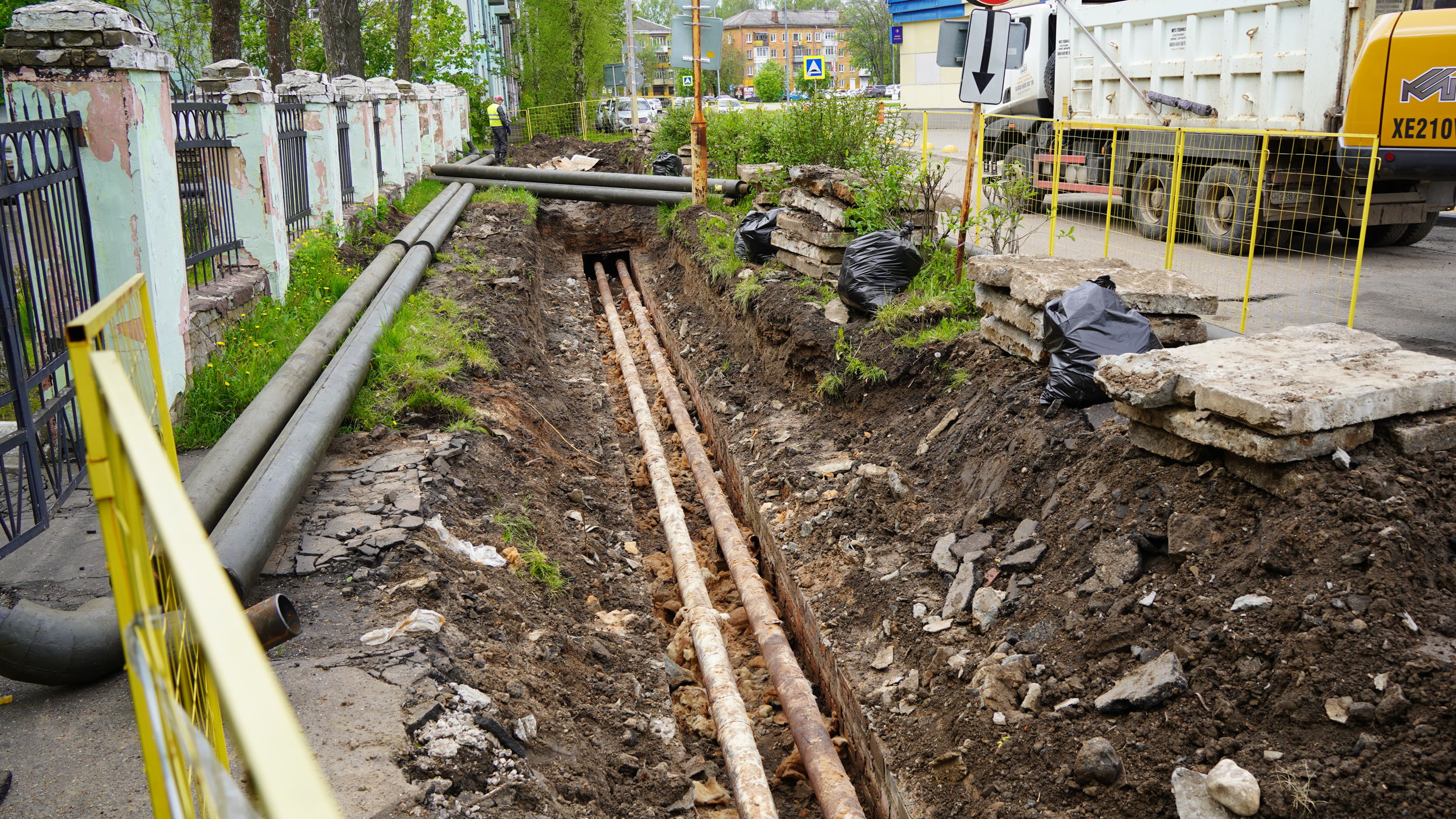 В Ярославле идут работы по замене теплосетей