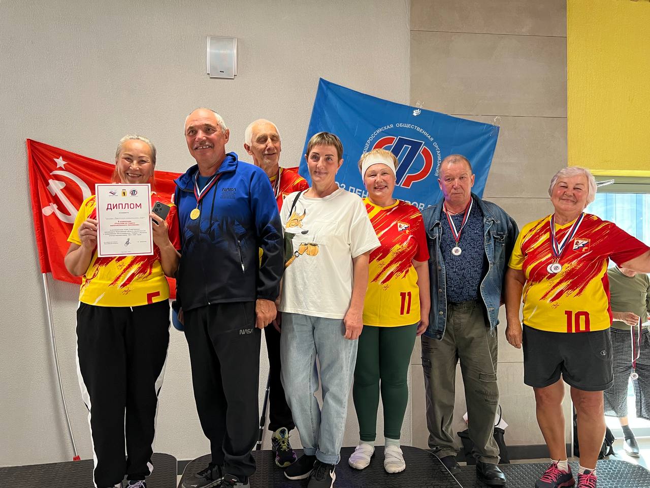 Региональный этап Спартакиады пенсионеров России прошел в Ярославле