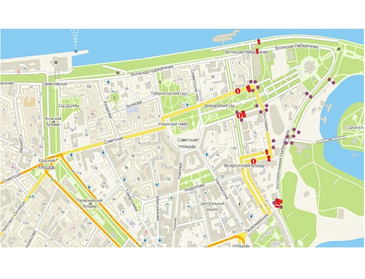 В центре Ярославля ограничат движение на время «Пира на Волге»