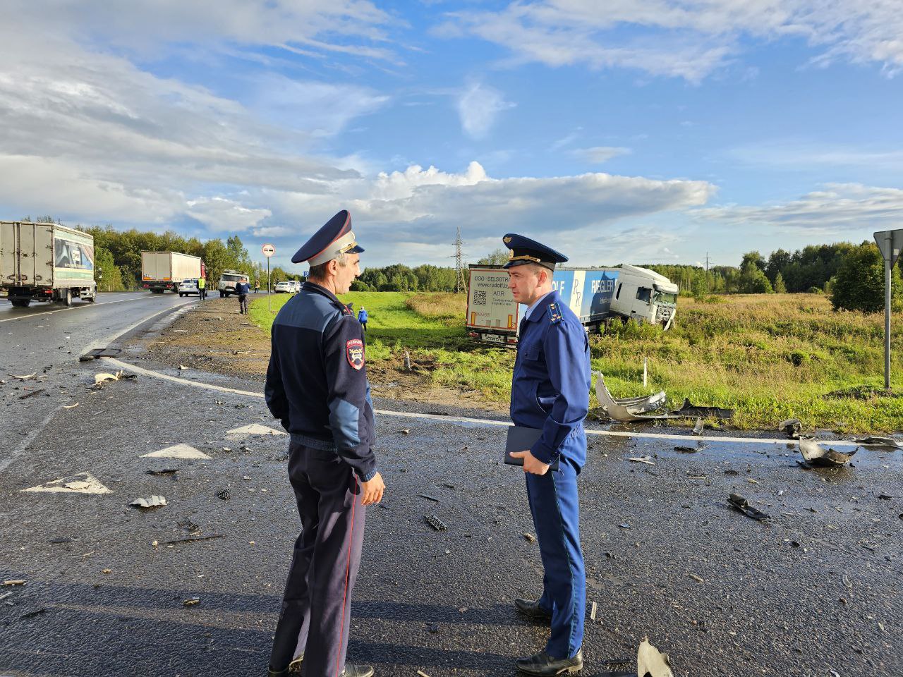 Появились кадры смертельной аварии на объезде Переславля-Залесского