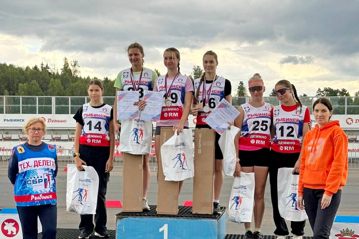 Рыбинские биатлонисты стали победителями первенства ЦФО