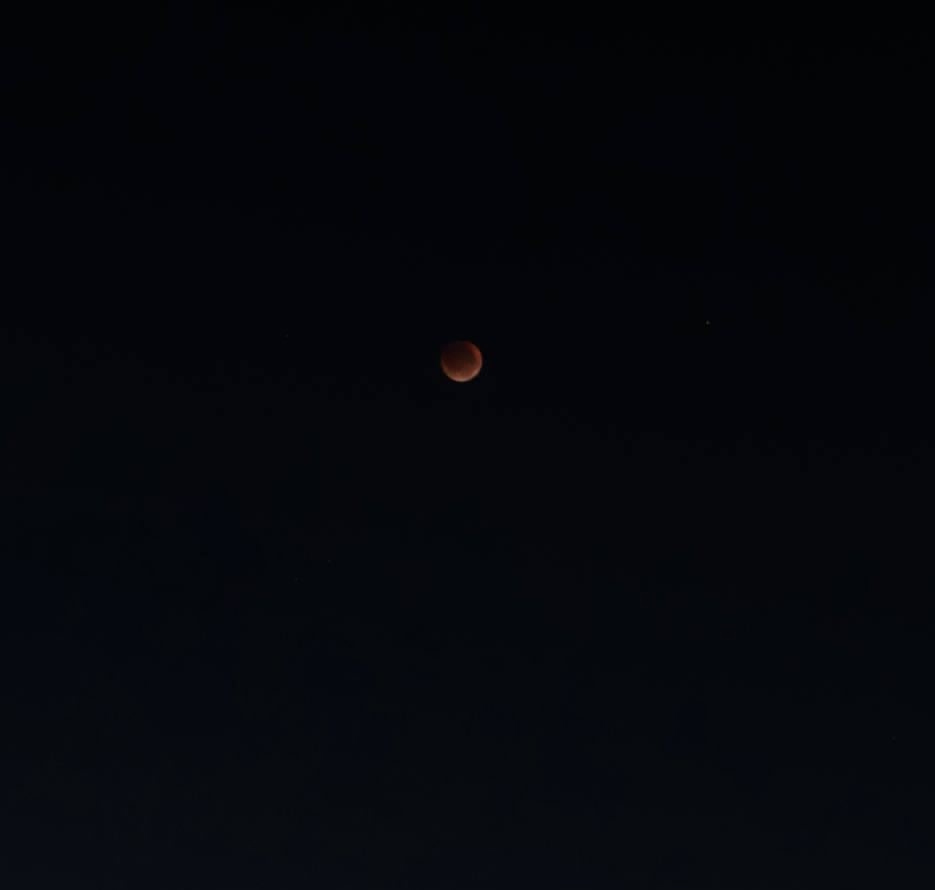 Ярославцы в сетях делятся фото лунного затмения