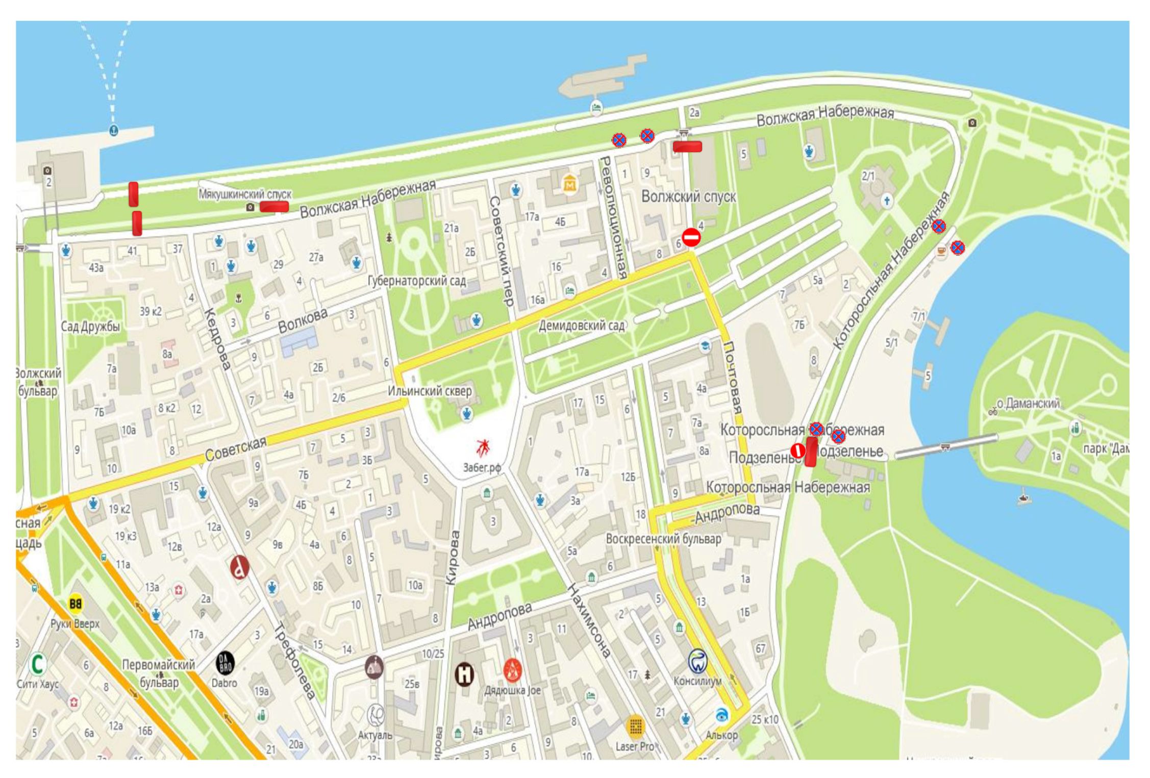 В центре Ярославля на время полумарафона «Золотое кольцо» введут ограничения для транспорта