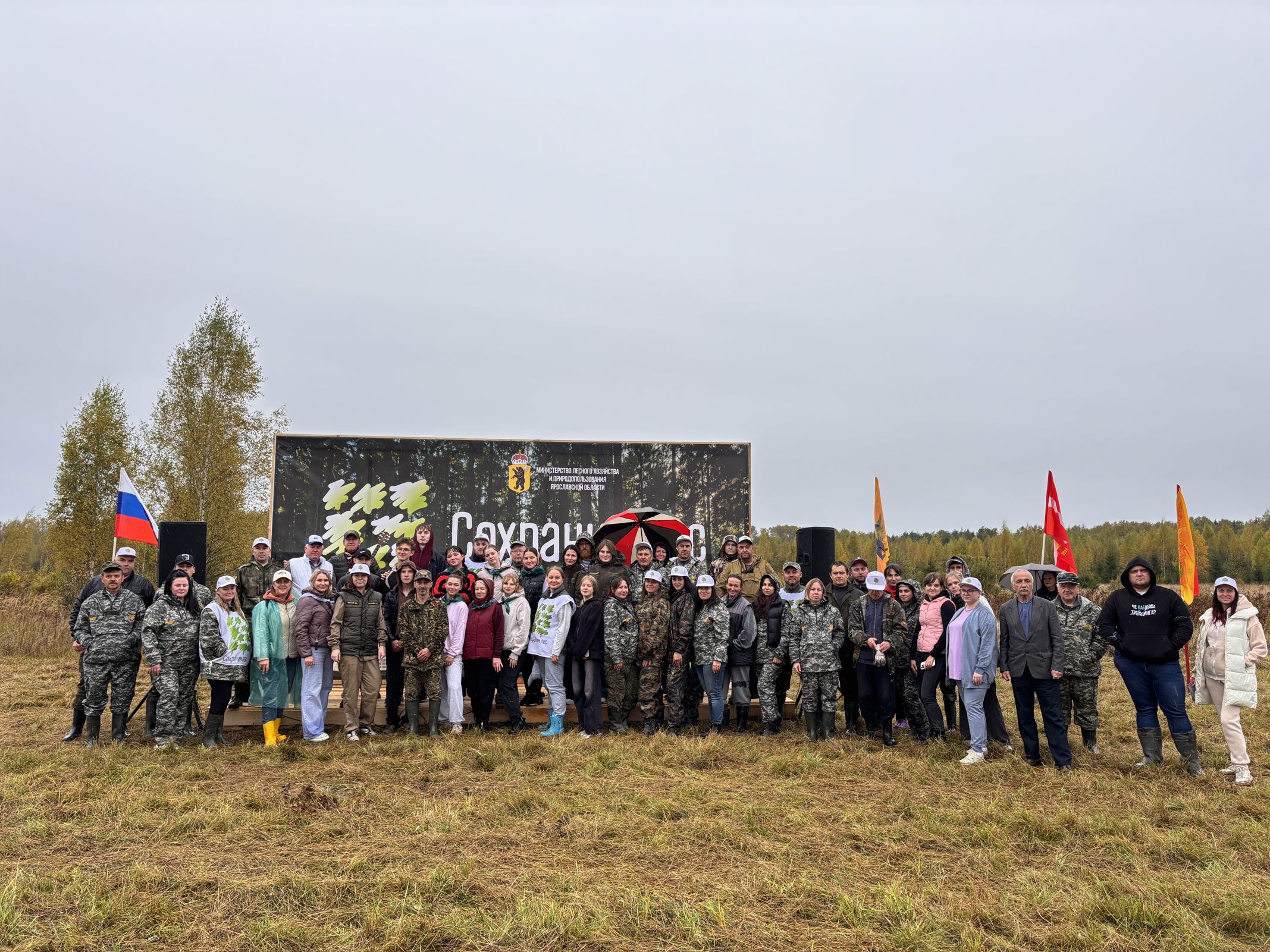 Молодые ели высадили в Ярославской области в рамках акции «Сохраним лес»