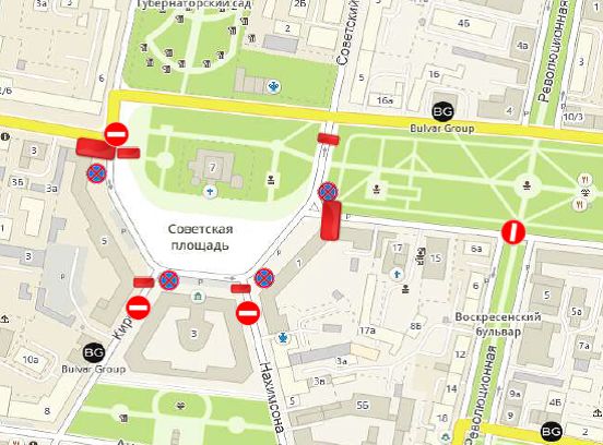 В центре Ярославля введут ограничения для транспорта на время ярмарки