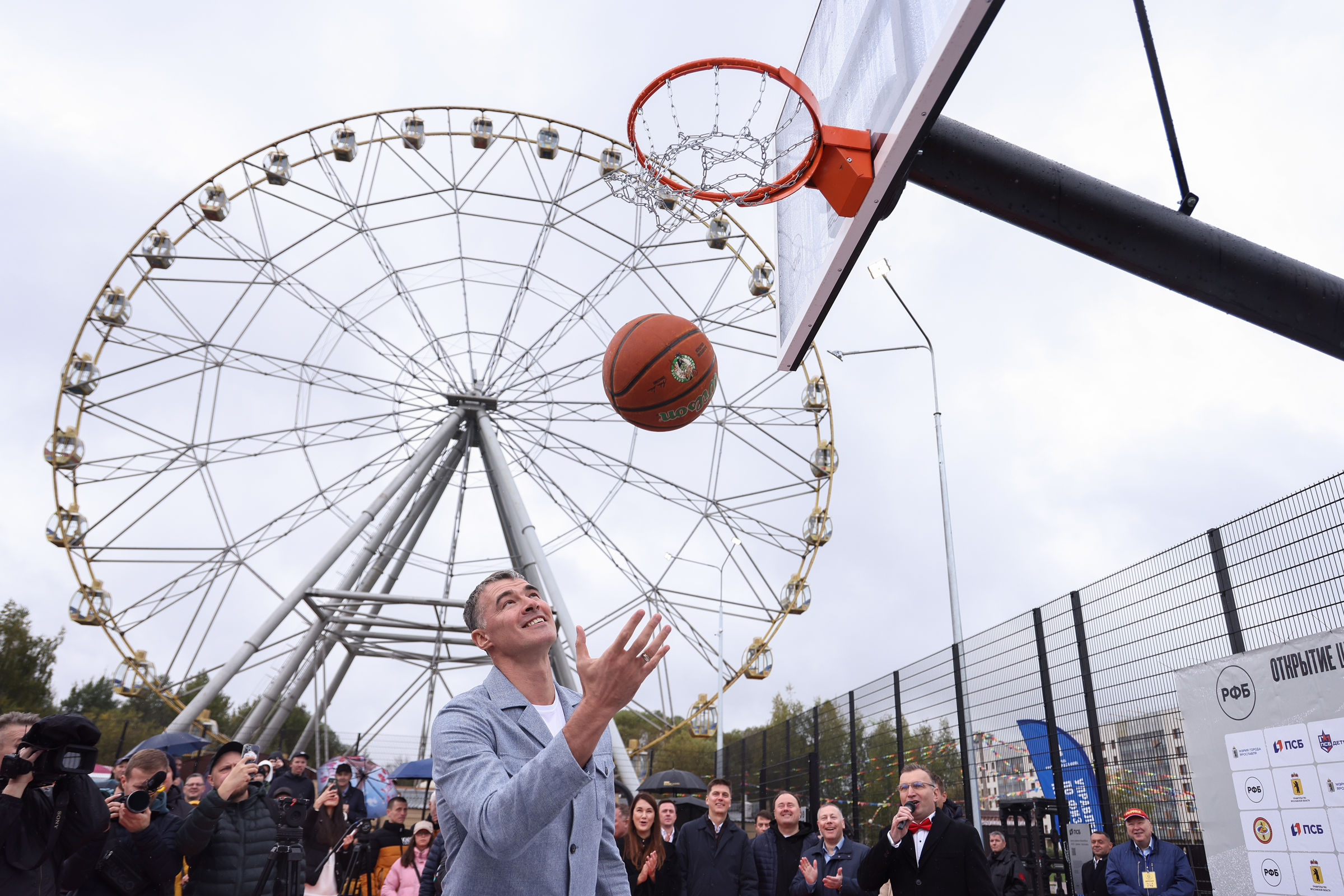 ПСБ открыл в Ярославле 26-й Центр уличного баскетбола в России