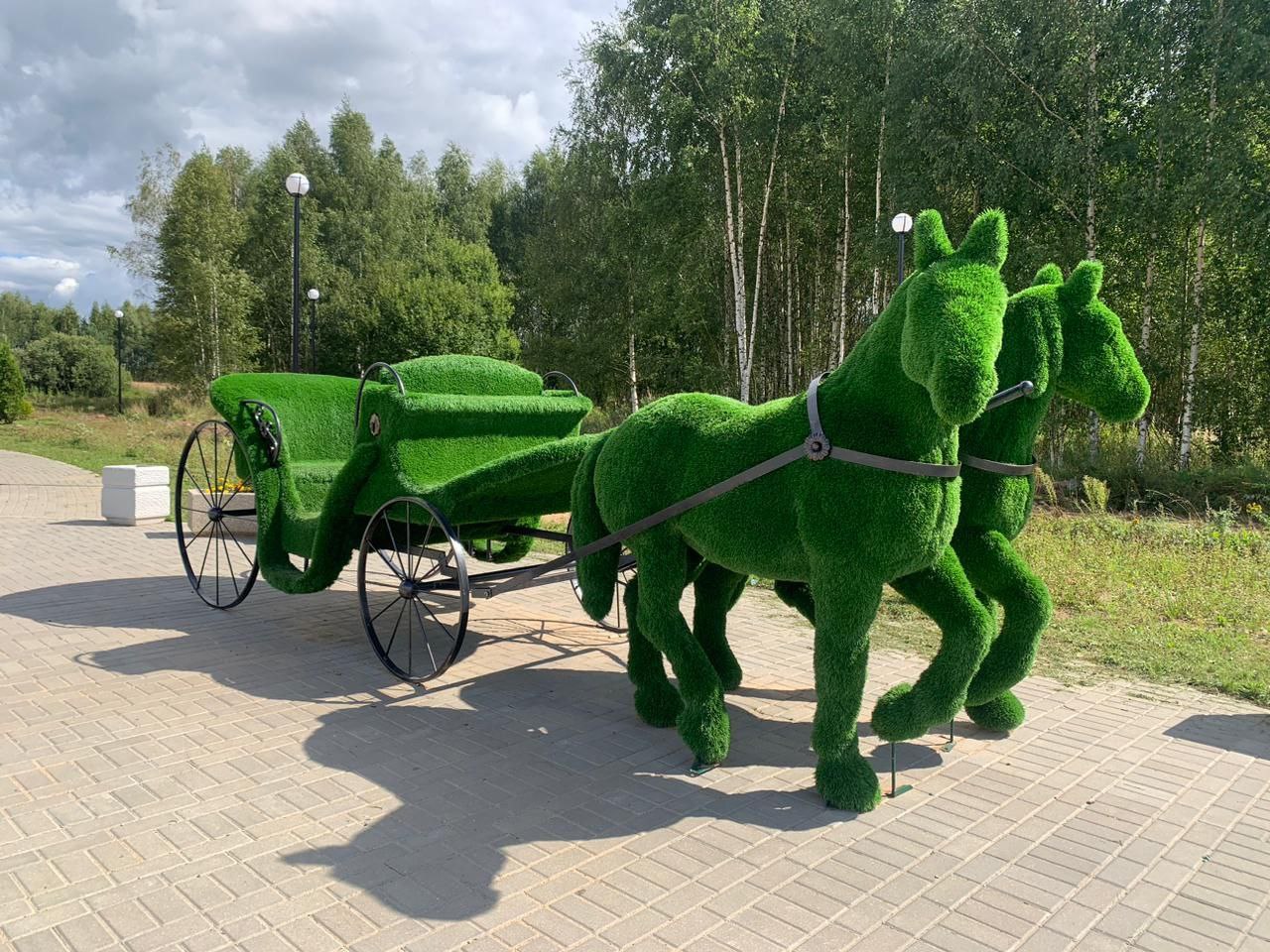 В Ярославской области благоустроен парк «Солнечный»