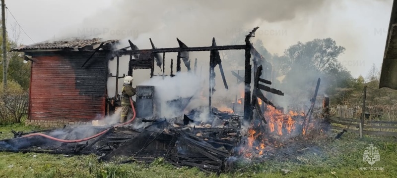 При пожаре в Ярославской области погиб местный житель