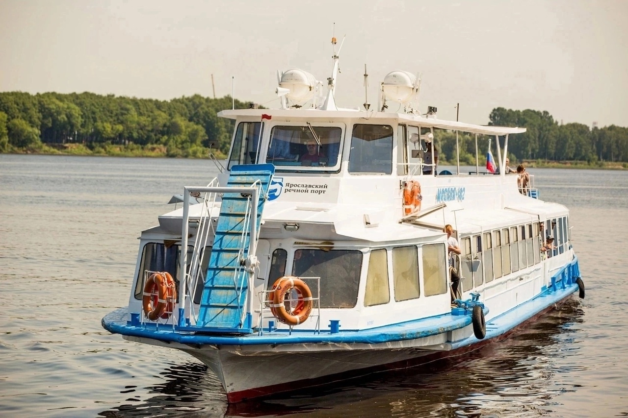 В Ярославле завершают работу речные трамвайчики