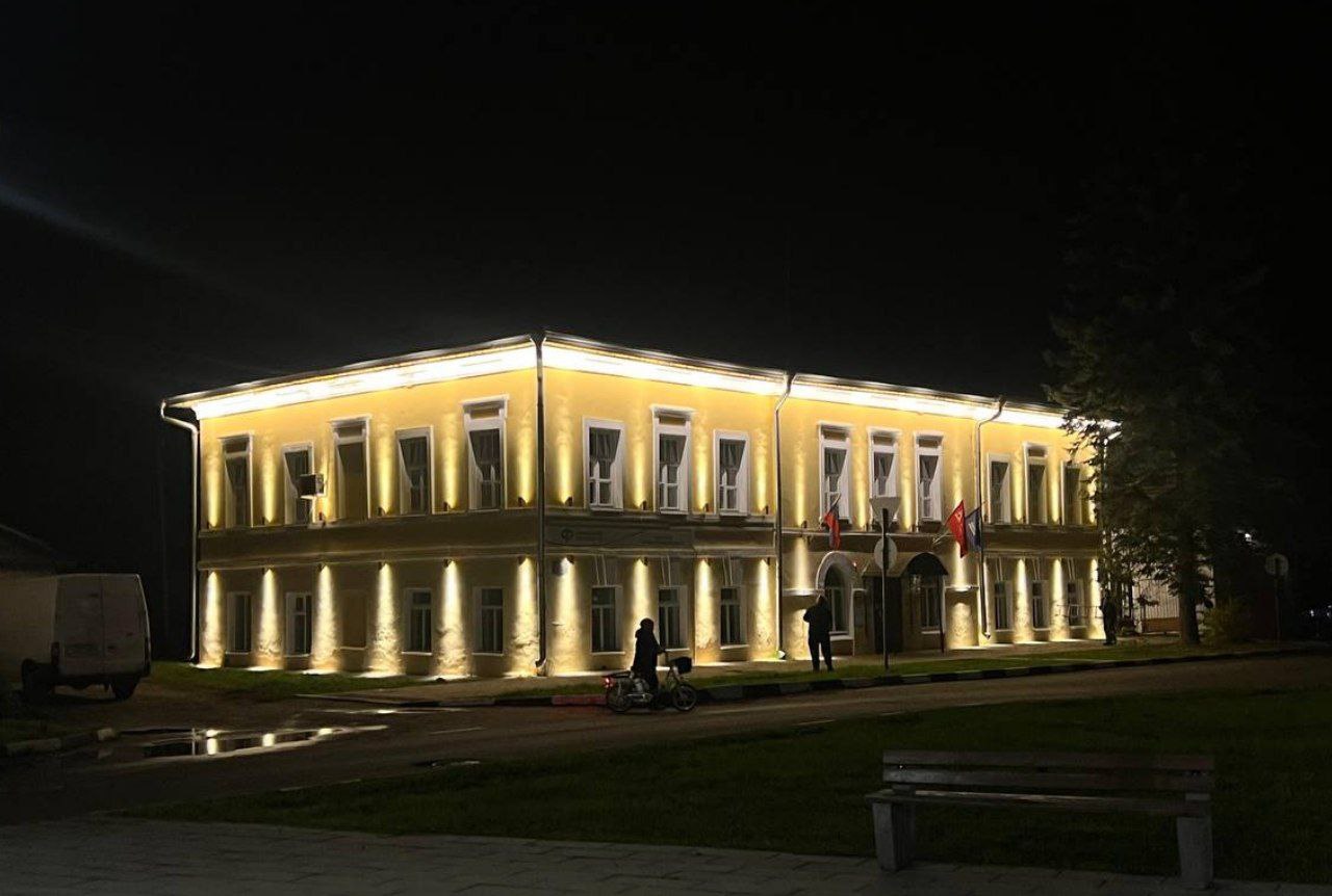 В Ярославской области подсветили здания в Новом Некоузе и Пошехонье