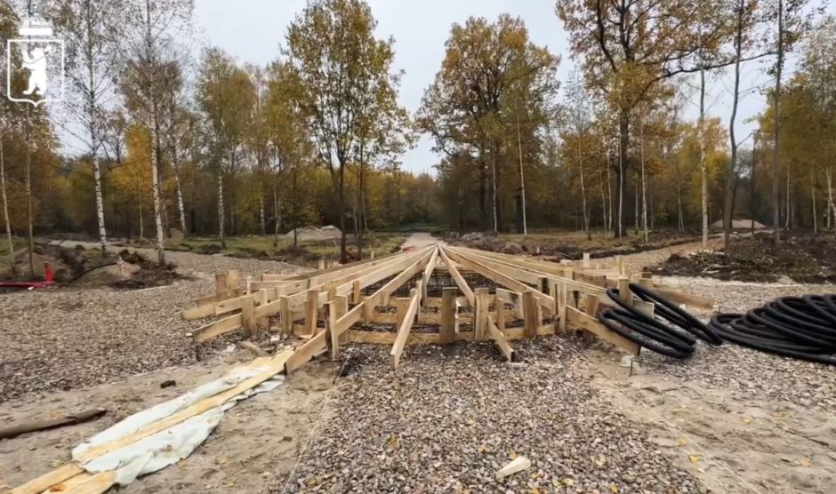 В Ярославле готовят основание для смотровой площадки в Петропавловском парке