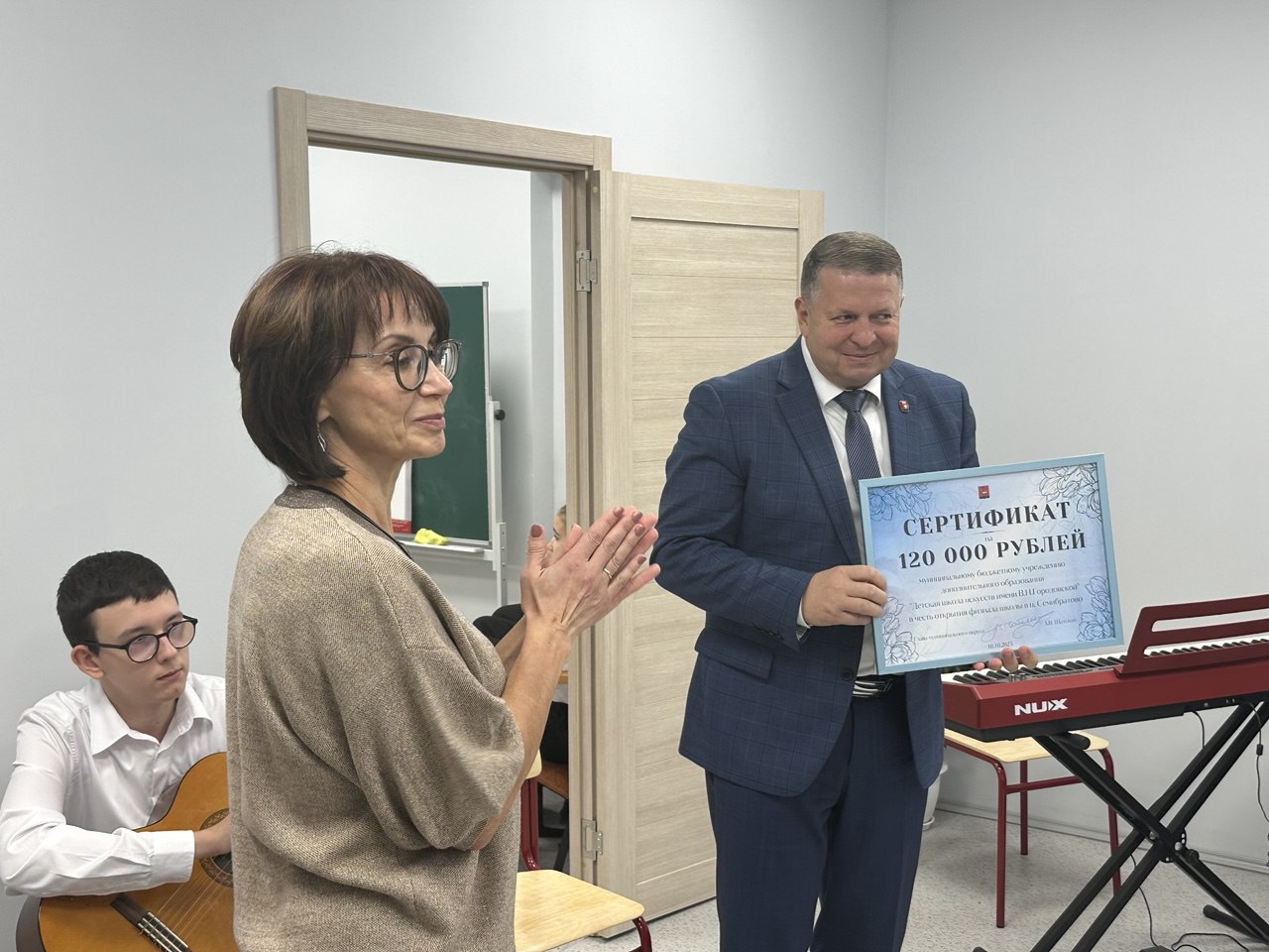 Работа детской школы искусств возобновлена в Семибратове