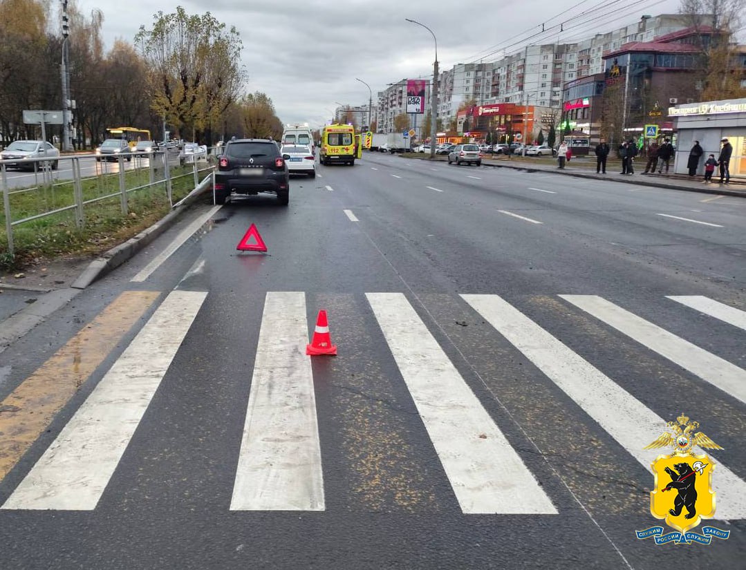 В Ярославле за сутки в ДТП пострадали два пешехода