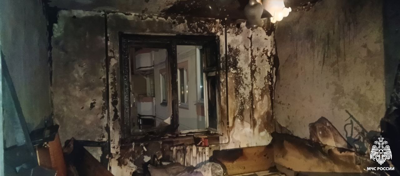 В Ярославском округе из пожара спасли мужчину