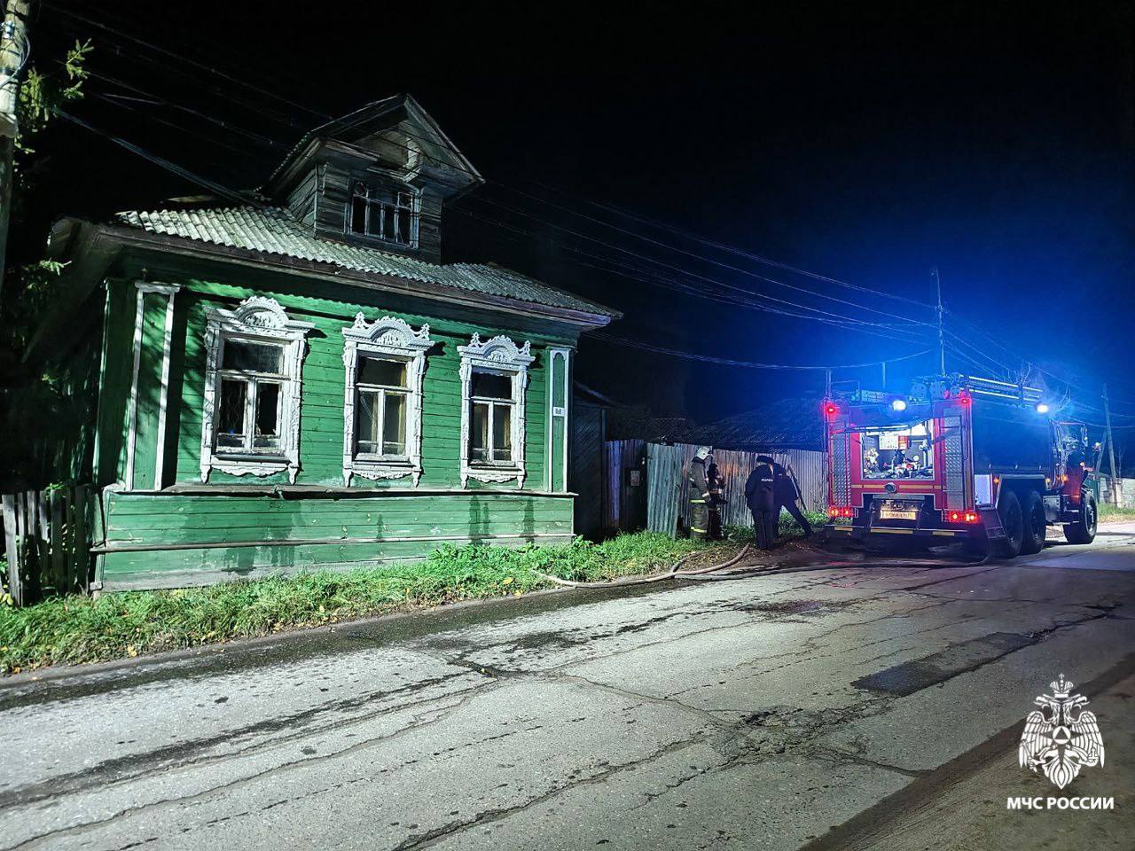 В Ярославской области при пожаре погиб пожилой мужчина