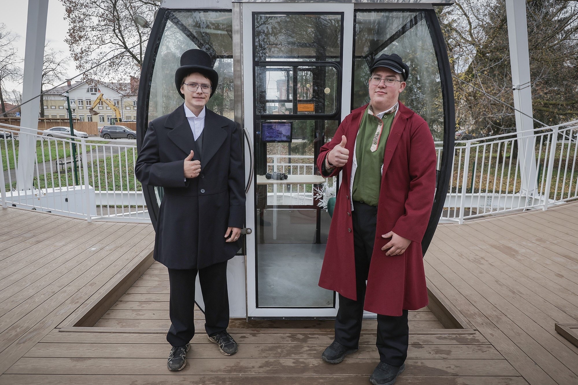 В Волжском парке Рыбинска открыли новое колесо обозрения