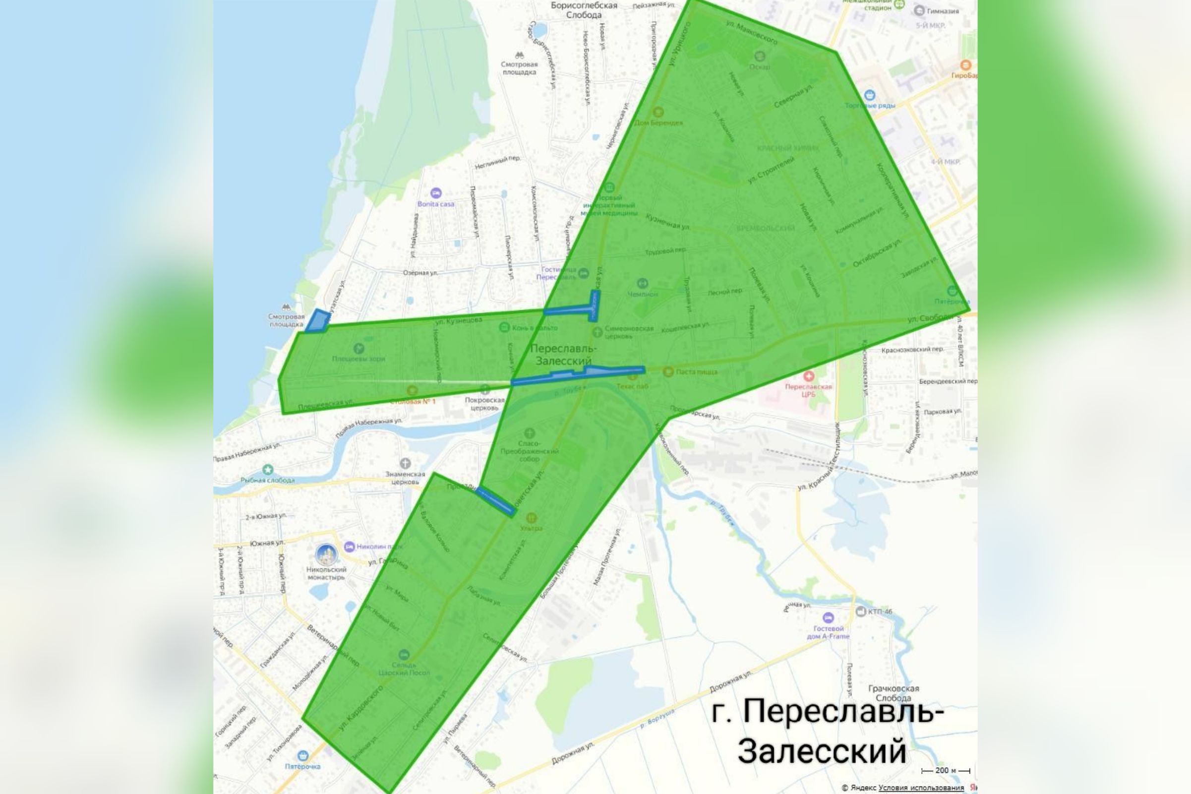 Более 1100 бесплатных парковочных мест будет доступно в центральных районах Ростова Великого, Переславля-Залесского и Углича