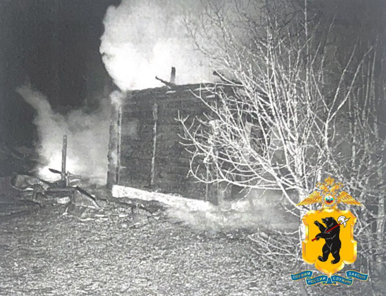 В Ярославской области полиция задержала мужчину, который поджег свой дом