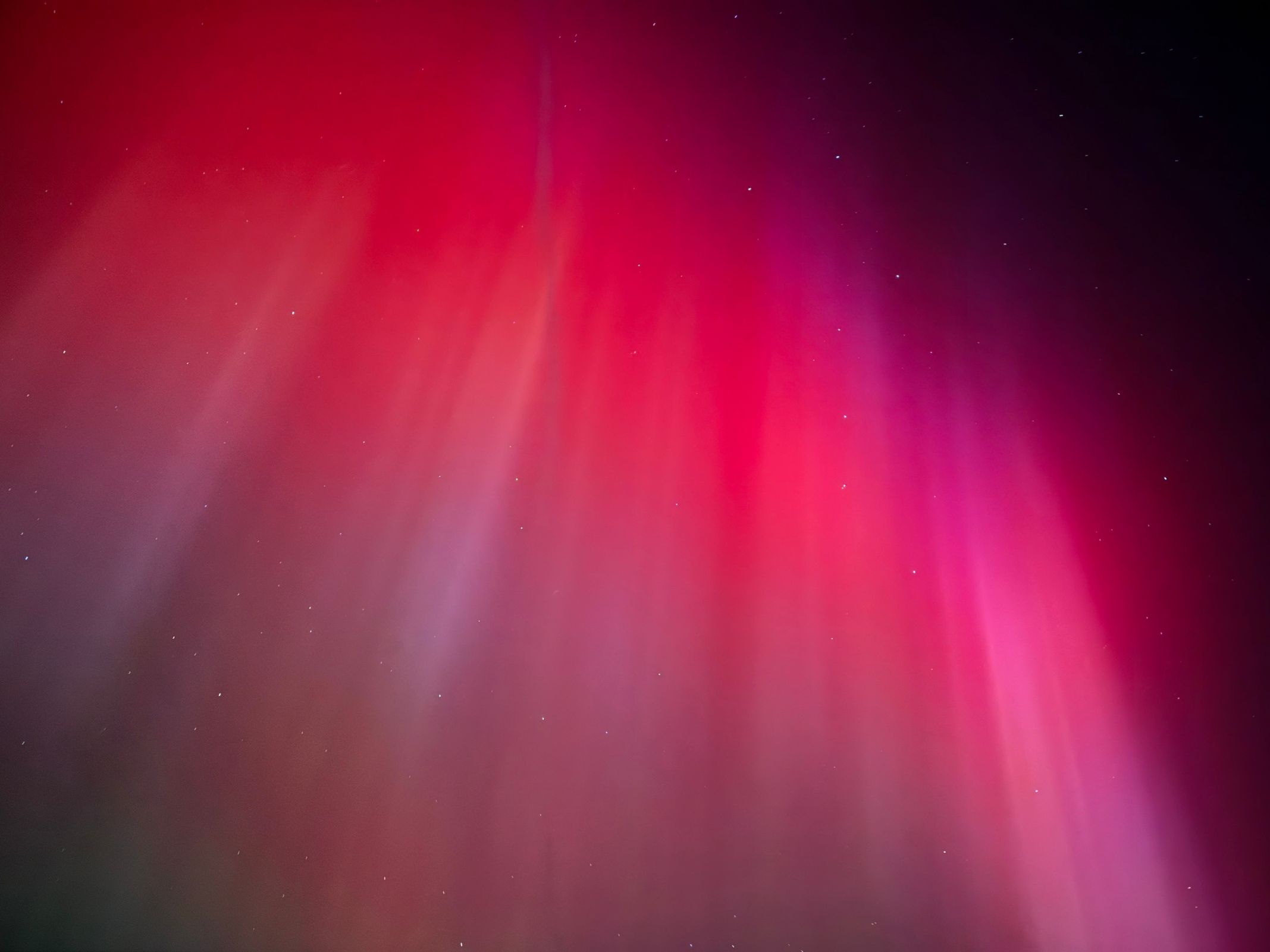 Ярославцы смогли наблюдать северное сияние