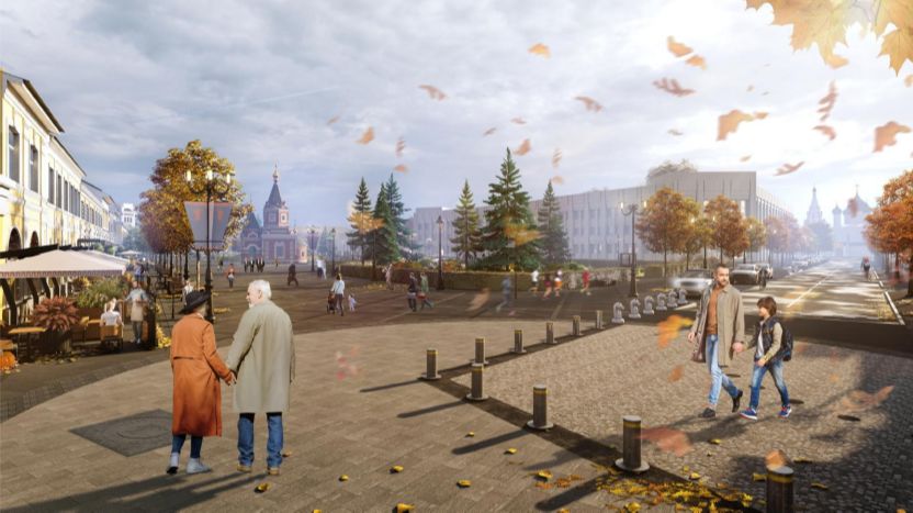 Жители Ярославской области могут оценить проекты пешеходных центров