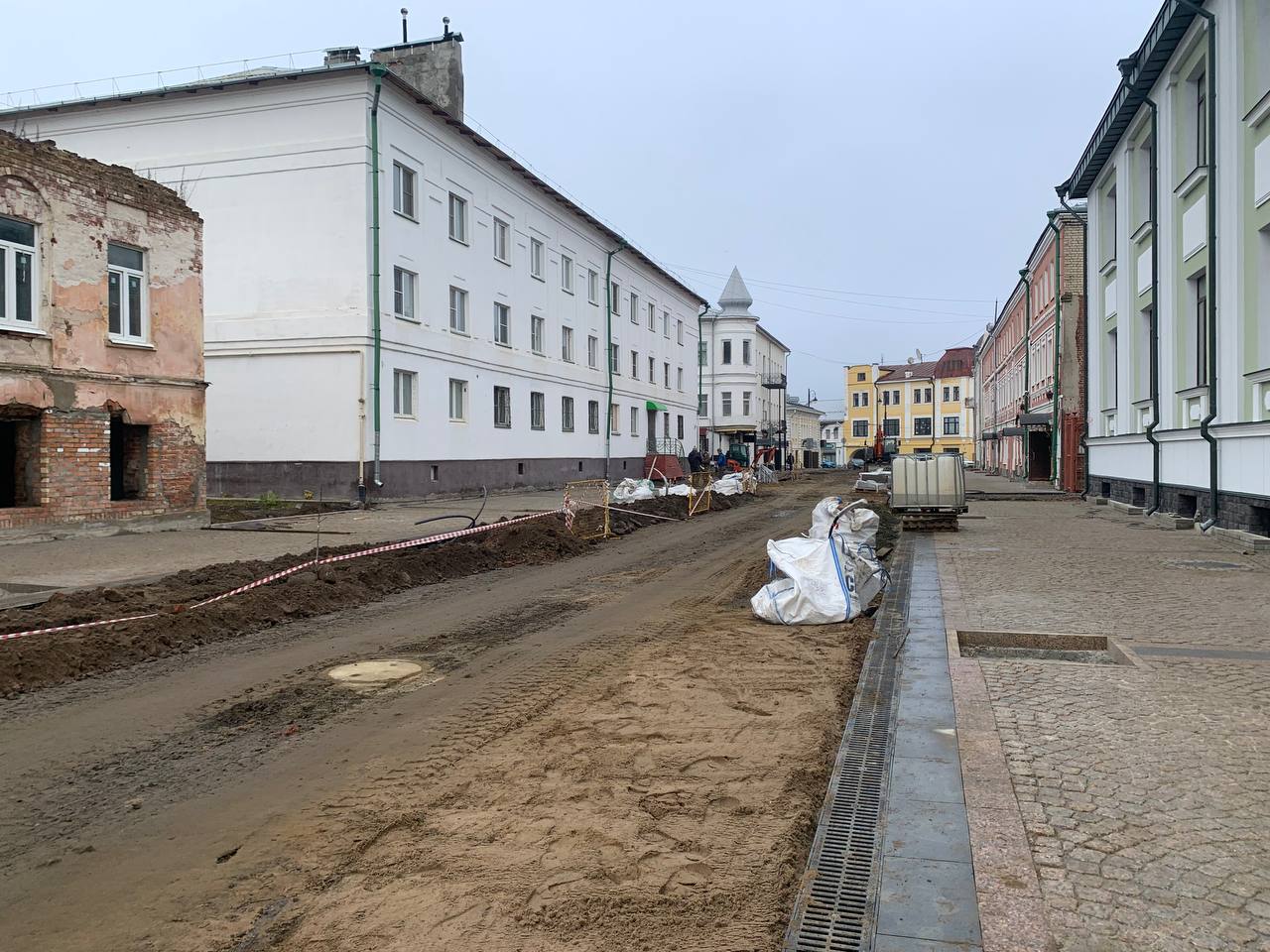 Областная комиссия проверила ход создания пешеходной зоны в Рыбинске